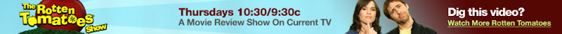 Rotten Tomatoes Show Banner/Logo with Brett Erlich and Ellfen Fox