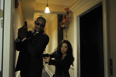 Tony Todd & Brooke Lewis as FBI agents in iMurders