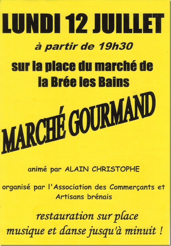 Marché gourmand