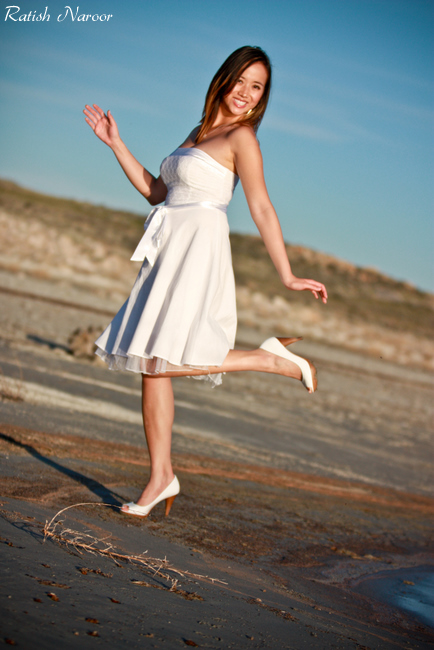 Fashion Photography - Model Nai Sok Utah Fashion Photography at Antelope Island Utah