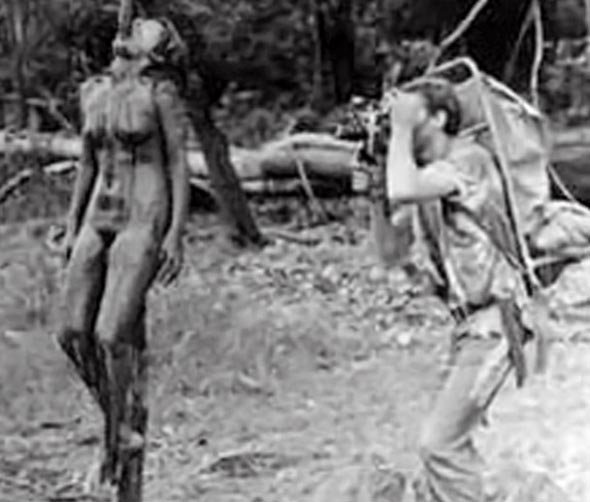 Mulher empalada.