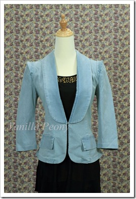 structured jeans jacket