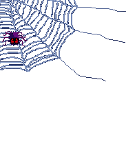 halloween corner spider web