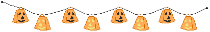 Halloween stream of jack o lanterns