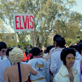 I was honestly shocked by the shear amount of Elvis' there were, apparently there's this big of group every year.