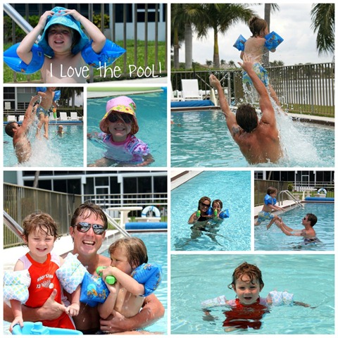 pool collage