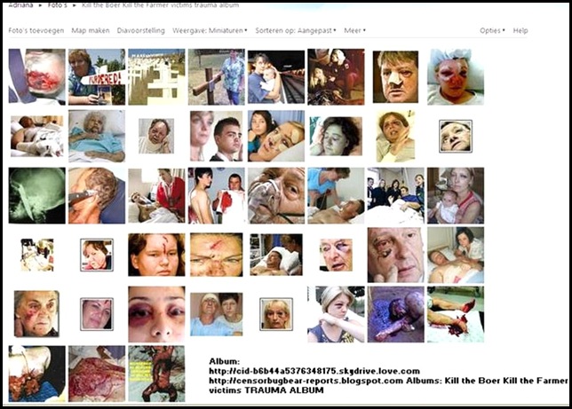 AfrikanersTraumaVictimsAlbum killBoerHatespeechVictims2010