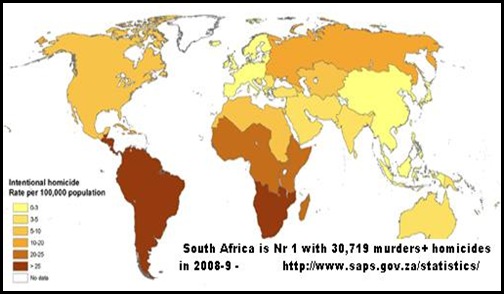 Homicide stats worldwide map UNodc org