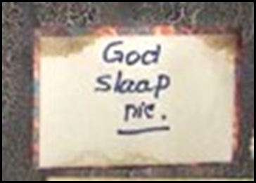 Botha Kitty Her Bible and religious notes to her wall remained unscathed in fire started by murderers Jan102010Lyttleton