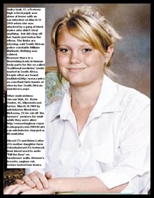 Smit Anika murdered hands chopped off raped Pretoria Mar112010