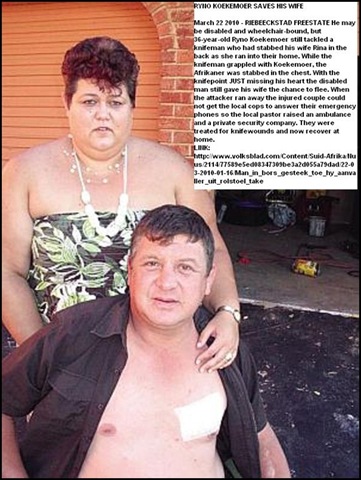 [Koekemoer Ryno stabbed in wheelchair Welkom wife Rina March212010 Volksblad[1].jpg]