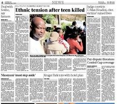 [Ethnic Tension after teen killed Natal Mercury P4 June32009[16].jpg]