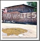 NoWhitesInOurPublicHousing sign in Port Elizabeth