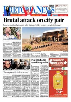 [Nel, Christo murdered housemate serious after attack July 31 2009 Pretoria News FP[8].jpg]