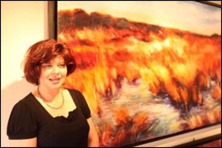 Prinsloo Salomi BUTCHERED RAINBOW painting BiennaleFlorence Shows tensOfThousandsAnnualMurdersInSA