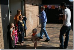 Afrikaner children in squatter camp Oct 2009