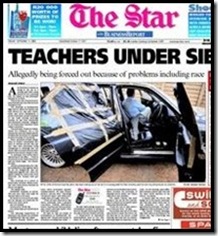 Ekurhuleni White Teachers under Siege The Star