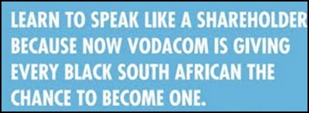 Vodacom ad allows only black South Africans to invest