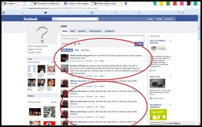 Makhosonke Sangwene
We must Kill All White People AWB page Makhosonke Sangwene We must
Kill All White People AWB page