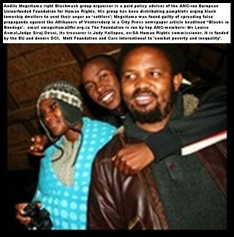 Blackwash antiwhite hatespeech propagandist Andile Mngzitama heads Foundation for Human Rights funded by EU