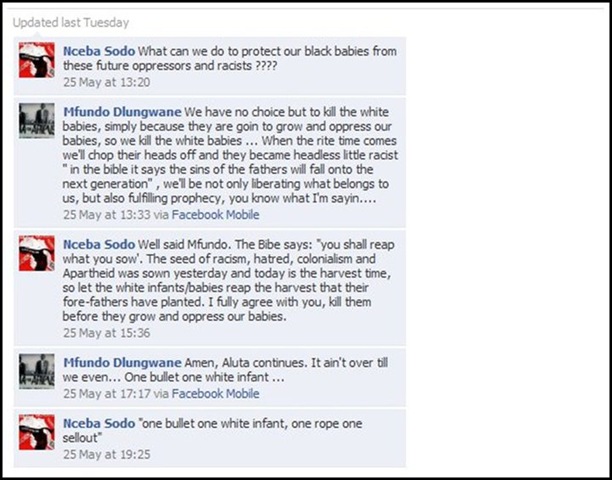 [kill white babies threaten black racists May 25 2010 FACEBOOK.jpg]