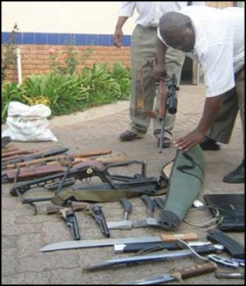 Ratte Weapons of Mass Destruction confiscated by police Sept302010 Balmoral farm