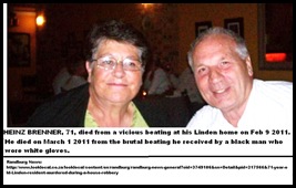 Brenner Heinz dies in March 2011 from Linden attack