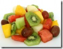 Fruit salad coctail on a plate Fruit salad coctail on a plate