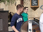 Photo: Carl and Patrick keeping the beat going.