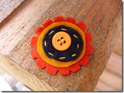 sunflower pin