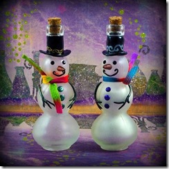 snowman bottle