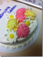 Kay's Birthday Cake Flowers