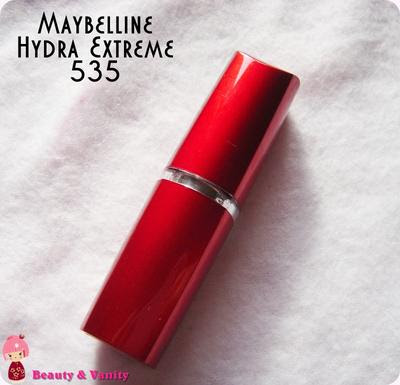 MAYBELLINE HYDRA EXTREME 535 (PASSION RED)