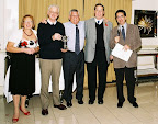 Sandy Riegler, with Robert Falk, Avi Riegler and Victor Newton, 2009 Round the Island Cup, extreme right Stanley Saffer Commodore