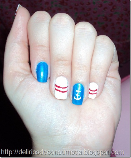 minhas unhas navy