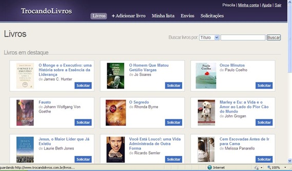 trocando livros