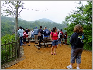 Visitor Station 1 Overlooking Oceana Falls