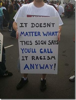 you will call it racism