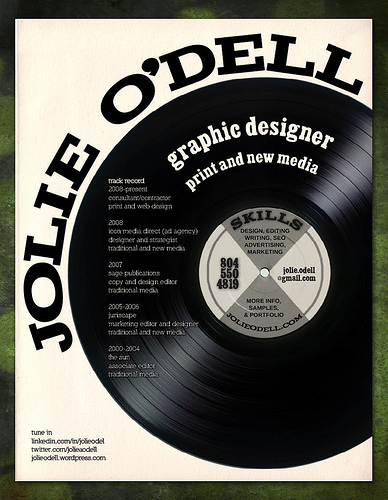 Examples of Super Creative Resume Design