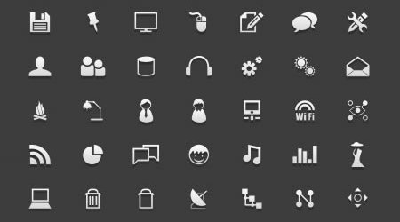 Five Free Icons Sets for Web Designers and Bloggers 