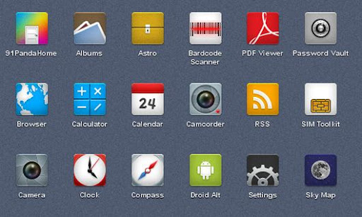 iDroid A Beautiful Android Icon Set 