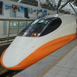 台湾新幹線の車両。とてもスムーズで静かでした。