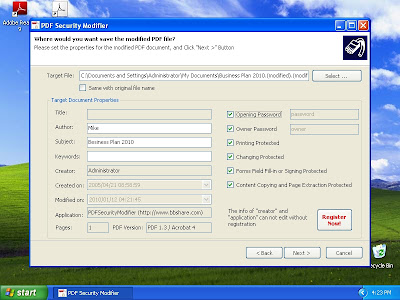 PDF Security Modifier