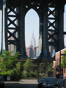 Empire State Building from DUMBO:Down Under The Manhattan Bridge Overpass