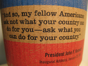 Inaugural Address, Jan 20, 1961 on Starbucks Coffee Cover