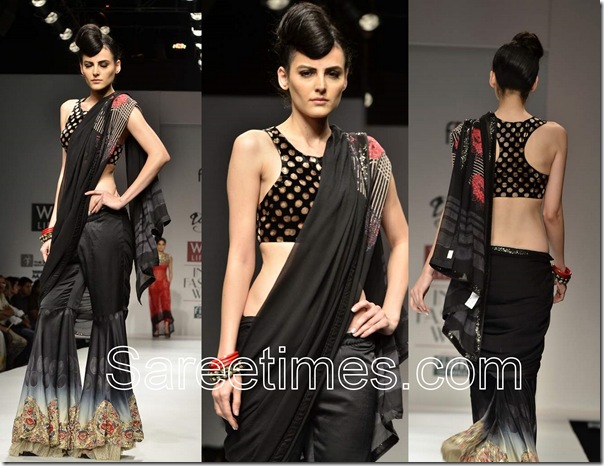 Dolly_J_ Black_Saree