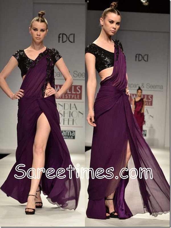 Swapan_Seema_Purple_Saree