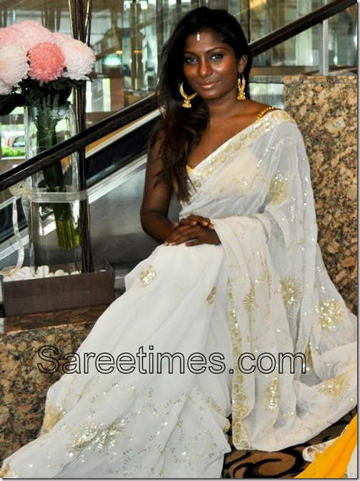 Cream_Designer_Saree