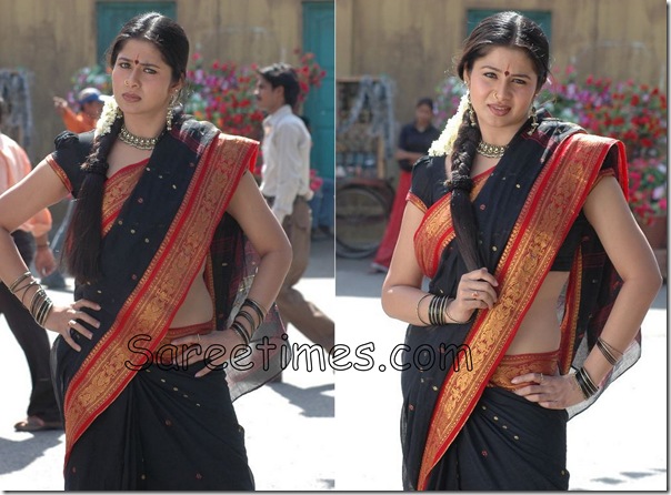Sangeetha_Black_Saree