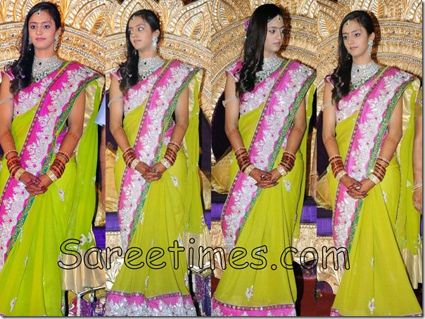 Lakshmi_Pranathi_Green_Designer_Saree